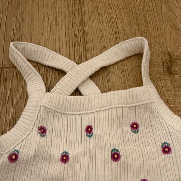 Floral Ruffle Tank and Shorts Set - Picture 3 of 4